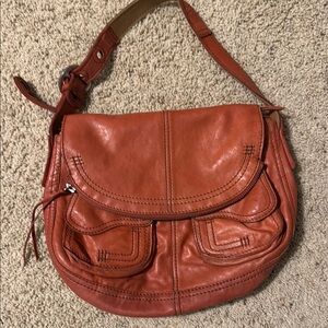 Lucky Tan Genuine Leather Shoulder Bag